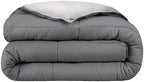 Bare Home Extra Long Comforter - Reversible Colors - Goose Down Alternative - Ultra-Soft - Premium 1800 Series - All Season Warmth - Bedding Comforter (Twin/Twin XL, Dark Blue/Grey) - Grand Goldman