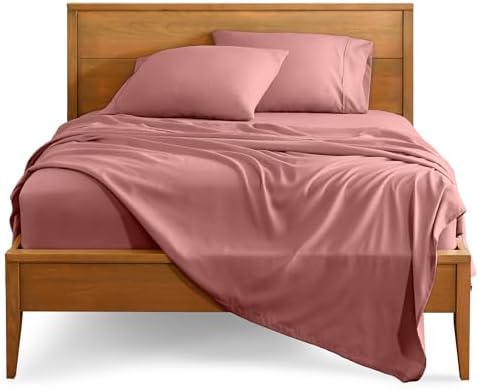 Bare Home Queen Sheet Set - Luxury 1800 Ultra-Soft Microfiber Queen Bed Sheets - Double Brushed - Deep Pockets - Easy Fit - 4 Piece Set - Bedding Sheets & Pillowcases (Queen, Grey) - Grand Goldman