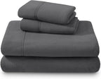 Bare Home Super Soft Fleece Sheet Set - Queen Size - Extra Plush Polar Fleece, No-Pilling Bed Sheets - All Season Cozy Warmth (Queen, Dark Blue) - Grand Goldman