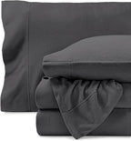 Bare Home Super Soft Fleece Sheet Set - Queen Size - Extra Plush Polar Fleece, No-Pilling Bed Sheets - All Season Cozy Warmth (Queen, Dark Blue) - Grand Goldman