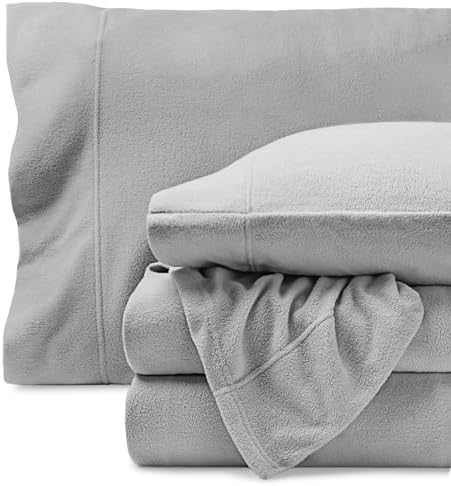 Bare Home Super Soft Fleece Sheet Set - Queen Size - Extra Plush Polar Fleece, No-Pilling Bed Sheets - All Season Cozy Warmth (Queen, Dark Blue) - Grand Goldman