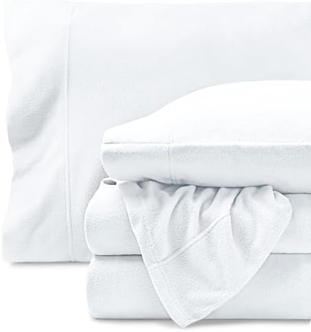 Bare Home Super Soft Fleece Sheet Set - Queen Size - Extra Plush Polar Fleece, No-Pilling Bed Sheets - All Season Cozy Warmth (Queen, Dark Blue) - Grand Goldman