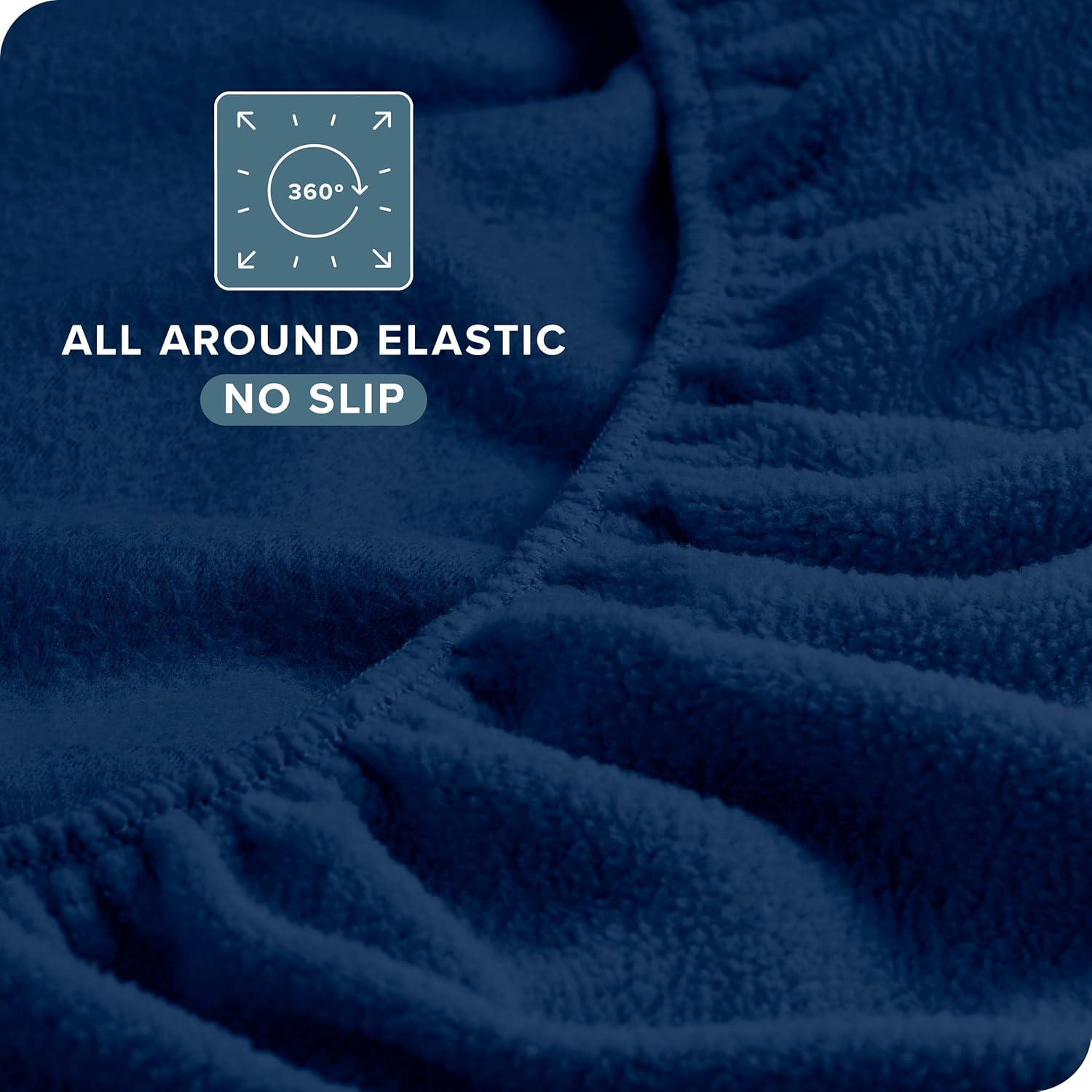Bare Home Super Soft Fleece Sheet Set - Queen Size - Extra Plush Polar Fleece, No-Pilling Bed Sheets - All Season Cozy Warmth (Queen, Dark Blue) - Grand Goldman