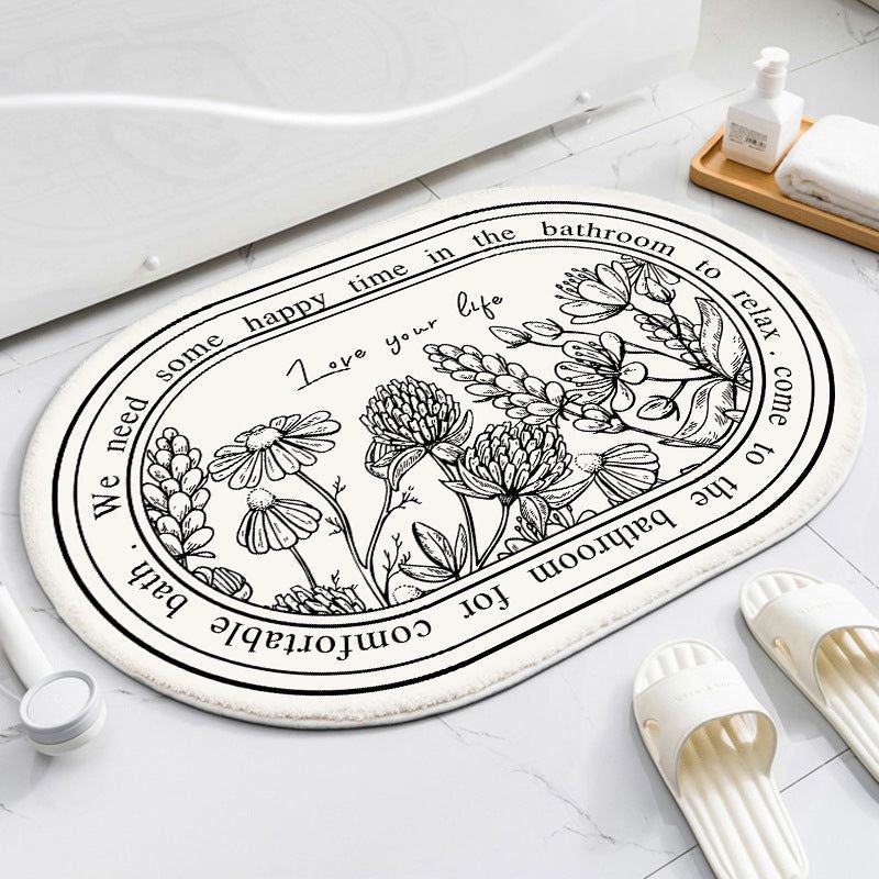 Bathroom Entrance Door Mat Cartoon Carpet - Grand Goldman