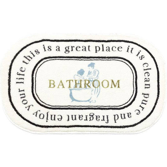 Bathroom Entrance Door Mat Cartoon Carpet - Grand Goldman