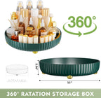 Bathroom Organizers and Storage - Rotating Makeup Organizer Tray for Perfume,Skincare,Cosmetics and Bathroom Storage,Lazy Susan Organizer,White - Grand Goldman