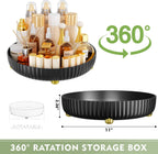 Bathroom Organizers and Storage - Rotating Makeup Organizer Tray for Perfume,Skincare,Cosmetics and Bathroom Storage,Lazy Susan Organizer,White - Grand Goldman