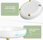 Bathroom Organizers and Storage - Rotating Makeup Organizer Tray for Perfume,Skincare,Cosmetics and Bathroom Storage,Lazy Susan Organizer,White - Grand Goldman