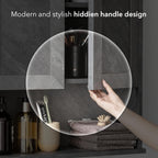 Bathroom Wall Cabinet Over Toilet Storage Cabinets 25x30 in Above Toilet Wood Medicine Cabinets for Bathroom Wall Mounted Cabinet with 2 Door & Adjustable Shelf Texture Grey - Grand Goldman