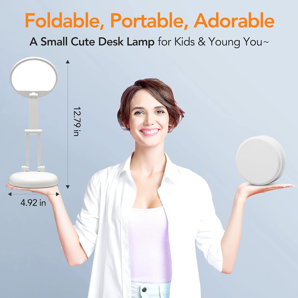Battery Operated Lamp Rechargeable Lamp Foldable+Portable Light,9 Brightness Dimmable Cordless Lamp Rechargeable Light Wireless Lamp Mini Lamp,Cordless Lamps Rechargeable Cordless Table Lamp USB Light - Grand Goldman