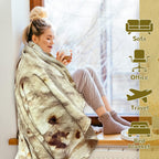 Bcareself Tortilla Blanket Adult Size Giant Double Sided for Kids Funny Realistic Food Personalized Throw Blanket Novelty Gift for Everyone 300 GSM Soft Flannel 60 inches Yellow - Grand Goldman
