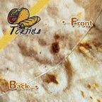 Bcareself Tortilla Blanket Adult Size Giant Double Sided for Kids Funny Realistic Food Personalized Throw Blanket Novelty Gift for Everyone 300 GSM Soft Flannel 60 inches Yellow - Grand Goldman