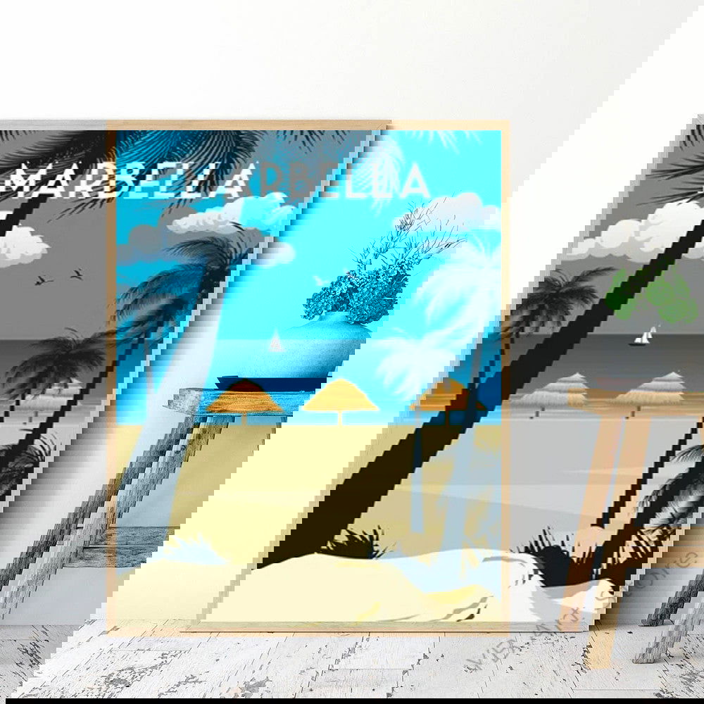 Beach Travel City Poster Travel Scenery - Grand Goldman