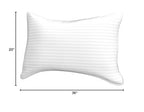 Beckham Hotel Collection Bed Pillows Standard / Queen Size Set of 2 - Down Alternative Bedding Gel Cooling Pillow for Back, Stomach or Side Sleepers - Grand Goldman