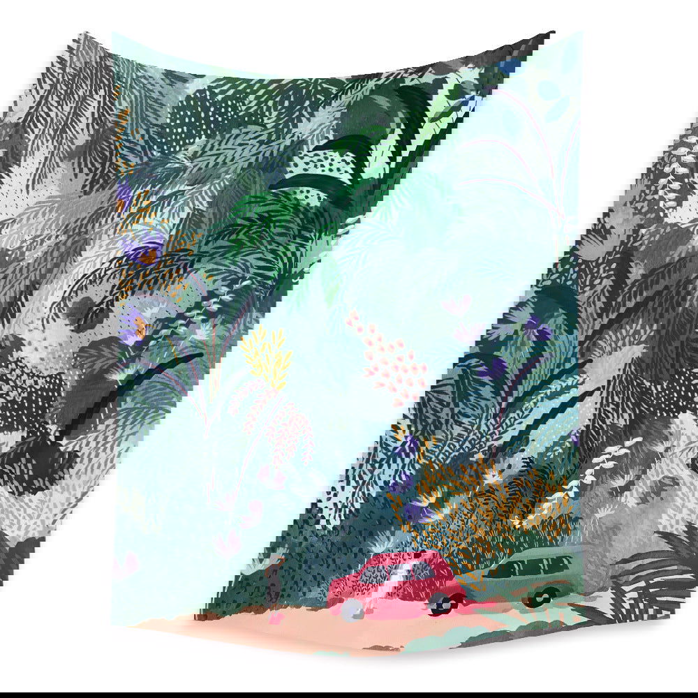 Bedroom Wall Decor Background Fabric Tapestry - Grand Goldman