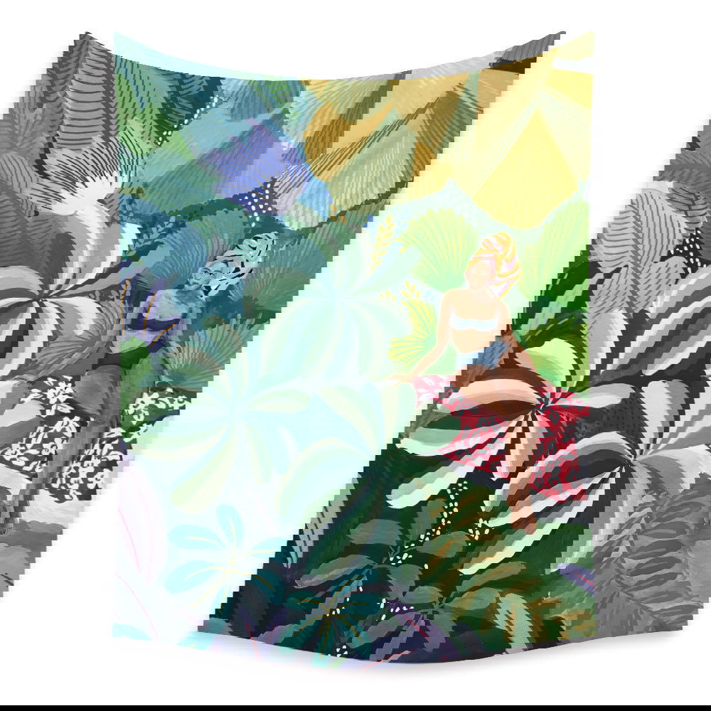 Bedroom Wall Decor Background Fabric Tapestry - Grand Goldman