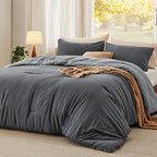 Bedsure Bedding Comforter Sets King, Reversible Khaki Prewashed Bed Comforter for All Seasons, 3 Pieces Warm Soft Bed Set, 1 Lightweight Comforter (104"x90") and 2 Pillowcases (20"x36") - Grand Goldman