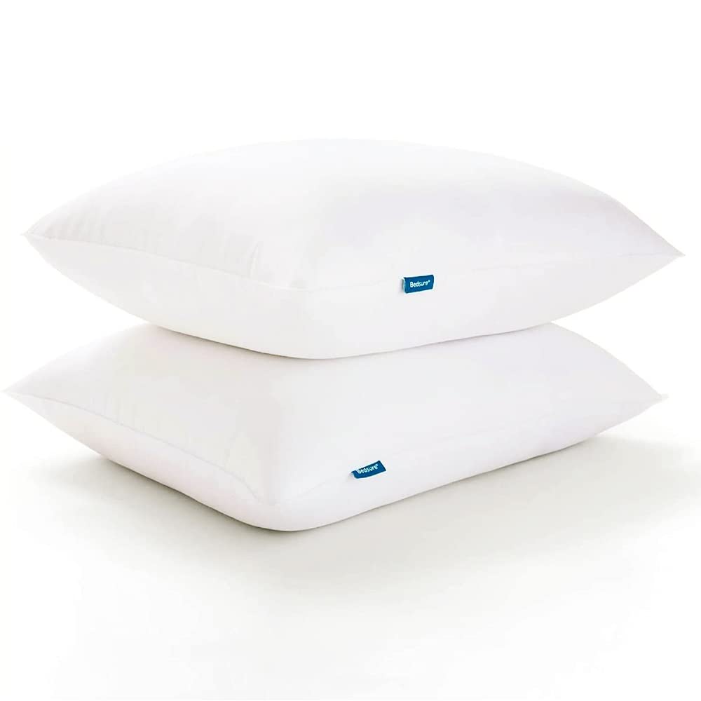Bedsure Pillows Queen Size Set of 2 - Queen Pillows 2 Pack Hotel Quality Bed Pillows for Sleeping Soft and Supportive Pillows for Side, Back Sleepers - Grand Goldman