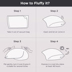 Bedsure Pillows Queen Size Set of 2 - Queen Pillows 2 Pack Hotel Quality Bed Pillows for Sleeping Soft and Supportive Pillows for Side, Back Sleepers - Grand Goldman