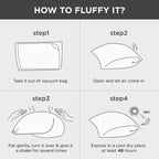 Bedsure Pillows Queen Size Set of 2 - Queen Pillows 2 Pack Hotel Quality Bed Pillows for Sleeping Soft and Supportive Pillows for Side, Back Sleepers - Grand Goldman