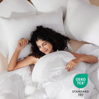 Bedsure Pillows Queen Size Set of 2 - Queen Pillows 2 Pack Hotel Quality Bed Pillows for Sleeping Soft and Supportive Pillows for Side, Back Sleepers - Grand Goldman