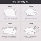 Bedsure Pillows Queen Size Set of 2 - Queen Pillows 2 Pack Hotel Quality Bed Pillows for Sleeping Soft and Supportive Pillows for Side, Back Sleepers - Grand Goldman