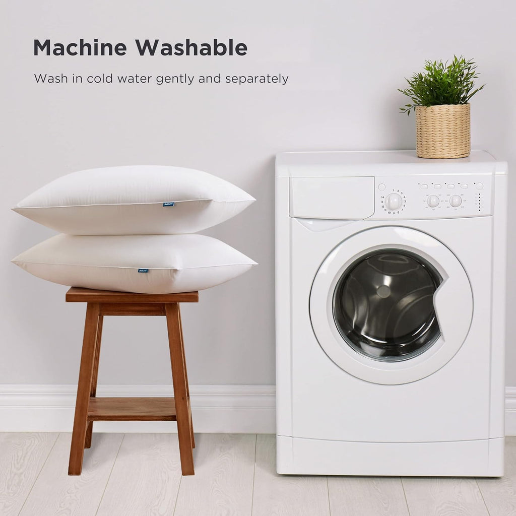 Bedsure Pillows Queen Size Set of 2 - Queen Pillows 2 Pack Hotel Quality Bed Pillows for Sleeping Soft and Supportive Pillows for Side, Back Sleepers - Grand Goldman