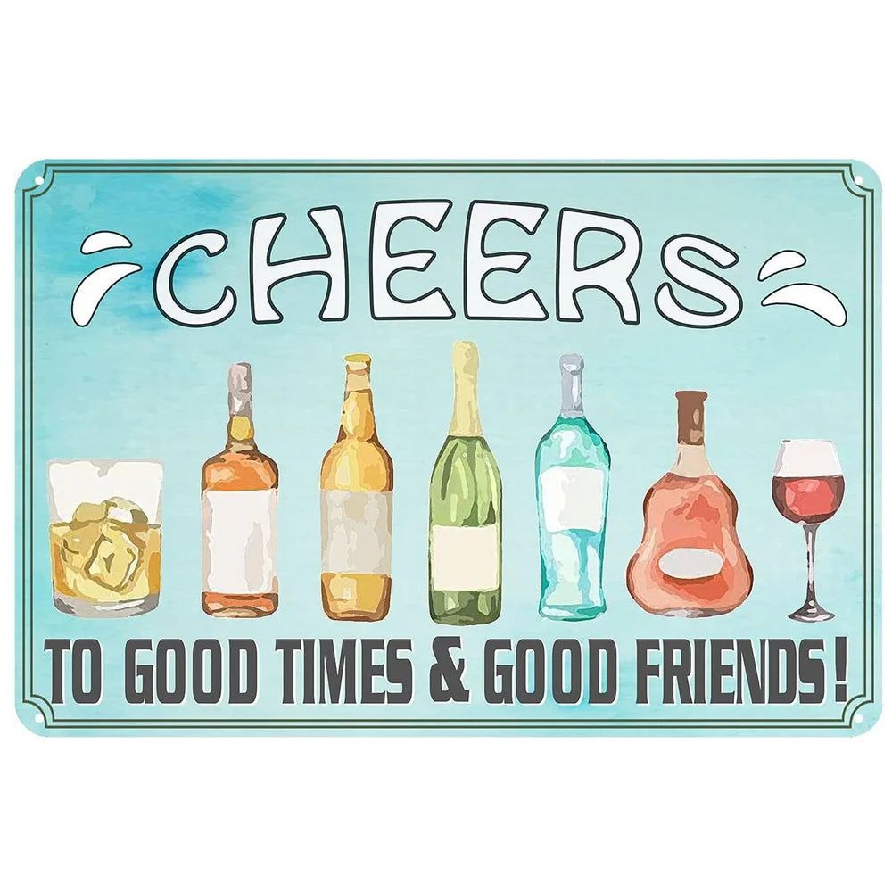 Beer Menu Free Beer Toorrow Metal Tin Signs Posters Plate Wall Decor for Bars Man Cave Cafe Clubs Retro Posters Plaque - Grand Goldman