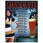 Beer Menu Free Beer Toorrow Metal Tin Signs Posters Plate Wall Decor for Bars Man Cave Cafe Clubs Retro Posters Plaque - Grand Goldman