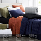 Beige Queen Size Quilt Bedding Sets with Pillow Shams, Lightweight Soft Bedspread Coverlet, Quilted Blanket Thin Comforter Bed Cover, All Season Summer Spring, 3 Pieces, 90x90 inches, Tan Cream - Grand Goldman