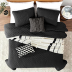 Beige Queen Size Quilt Bedding Sets with Pillow Shams, Lightweight Soft Bedspread Coverlet, Quilted Blanket Thin Comforter Bed Cover, All Season Summer Spring, 3 Pieces, 90x90 inches, Tan Cream - Grand Goldman