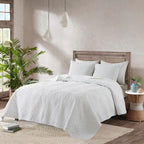 Beige Queen Size Quilt Bedding Sets with Pillow Shams, Lightweight Soft Bedspread Coverlet, Quilted Blanket Thin Comforter Bed Cover, All Season Summer Spring, 3 Pieces, 90x90 inches, Tan Cream - Grand Goldman