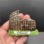 Belgium Barcelona 3D Fridge Magnet Souvenir Krakow Hungarian Dubai Egypt Italy Spain Dresden Brussels Rome Cleopatra Craft Decor - Grand Goldman