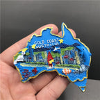 Belgium Barcelona 3D Fridge Magnet Souvenir Krakow Hungarian Dubai Egypt Italy Spain Dresden Brussels Rome Cleopatra Craft Decor - Grand Goldman