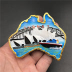 Belgium Barcelona 3D Fridge Magnet Souvenir Krakow Hungarian Dubai Egypt Italy Spain Dresden Brussels Rome Cleopatra Craft Decor - Grand Goldman