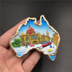 Belgium Barcelona 3D Fridge Magnet Souvenir Krakow Hungarian Dubai Egypt Italy Spain Dresden Brussels Rome Cleopatra Craft Decor - Grand Goldman