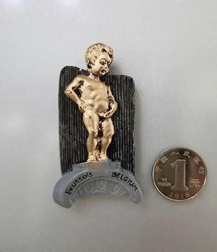 Belgium Brussels Fridge Magnet Souvenirs Manneken Pis Pee Statue magnetive sticker for the Refrigerator Decoration gift ideas - Grand Goldman