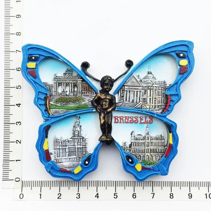 Belgium Brussels Fridge Magnet Souvenirs Manneken Pis Pee Statue magnetive sticker for the Refrigerator Decoration gift ideas - Grand Goldman