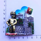 Belgium Brussels Fridge Magnet Souvenirs Manneken Pis Pee Statue magnetive sticker for the Refrigerator Decoration gift ideas - Grand Goldman