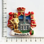 Belgium Brussels Fridge Magnet Souvenirs Manneken Pis Pee Statue magnetive sticker for the Refrigerator Decoration gift ideas - Grand Goldman