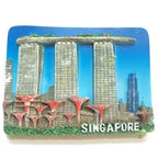Belgium Brussels Fridge Magnets Singapore Landscape 3D Resin Refrigerator Magnetic Sticker Home Decoration Gifts - Grand Goldman