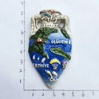 Belgium Brussels Marocco Fridge Magnets Syrian Turkey Italy Barcelona Refrigerator Magnets Magnetic Stickers Travel Souvenirs - Grand Goldman