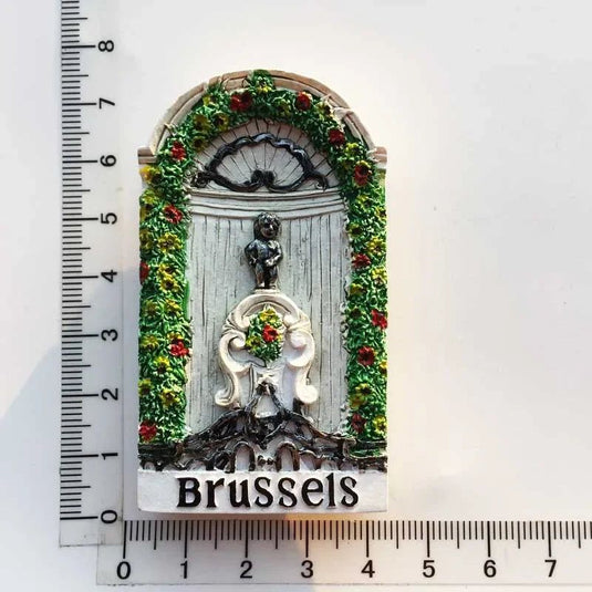 Belgium Brussels Fridge Magnet Souvenirs Manneken Pis Pee Statue magnetive sticker for the Refrigerator Decoration gift ideas - Grand Goldman