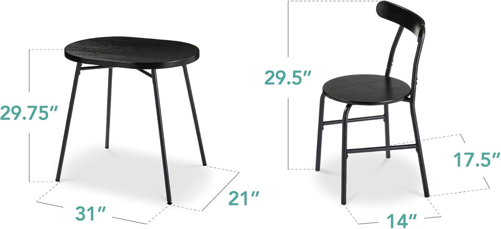 Best Choice Products 3-Piece Modern Oval Dining Table Set, Small Kitchen Dinette w/ 2 Chairs, Metal Frame, Curved Backrests - Pink/Gold - Grand Goldman