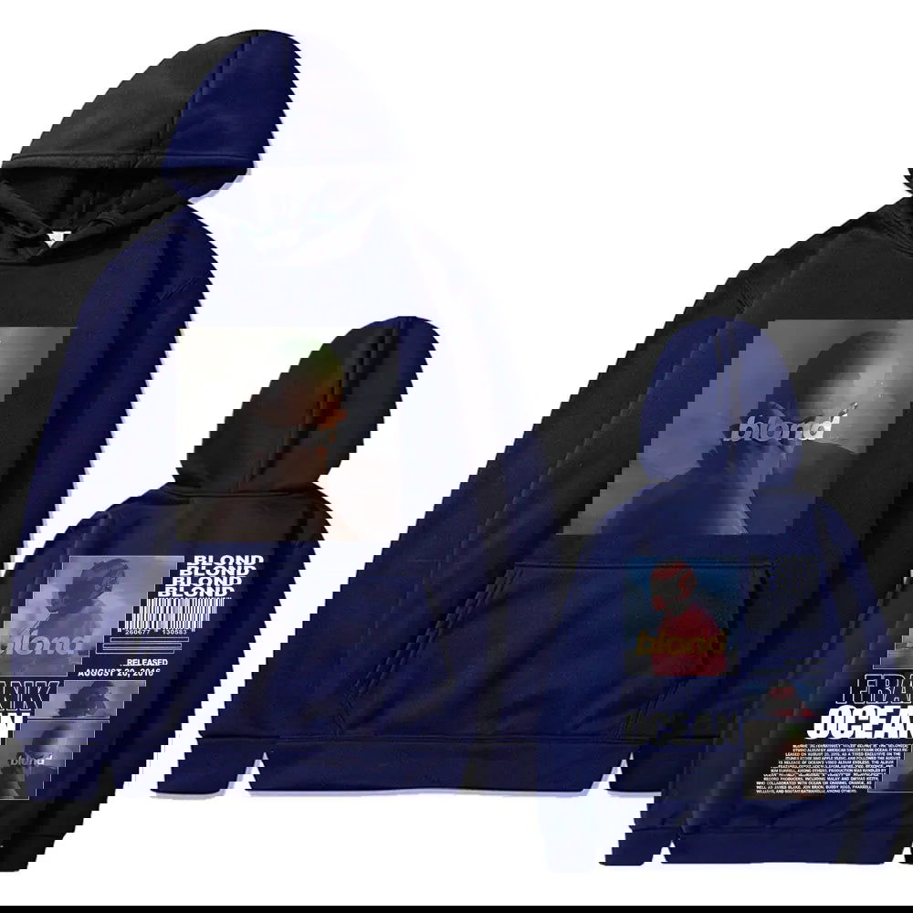 Best Famous Rapper Frank Oversized Hoodie Ocean Hip Hop Hoodies Fashion Blond Album Graphic Sweatshirt Male Vintage Streetwear - Grand Goldman