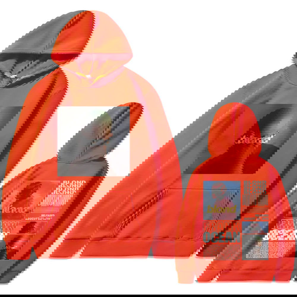 Best Famous Rapper Frank Oversized Hoodie Ocean Hip Hop Hoodies Fashion Blond Album Graphic Sweatshirt Male Vintage Streetwear - Grand Goldman