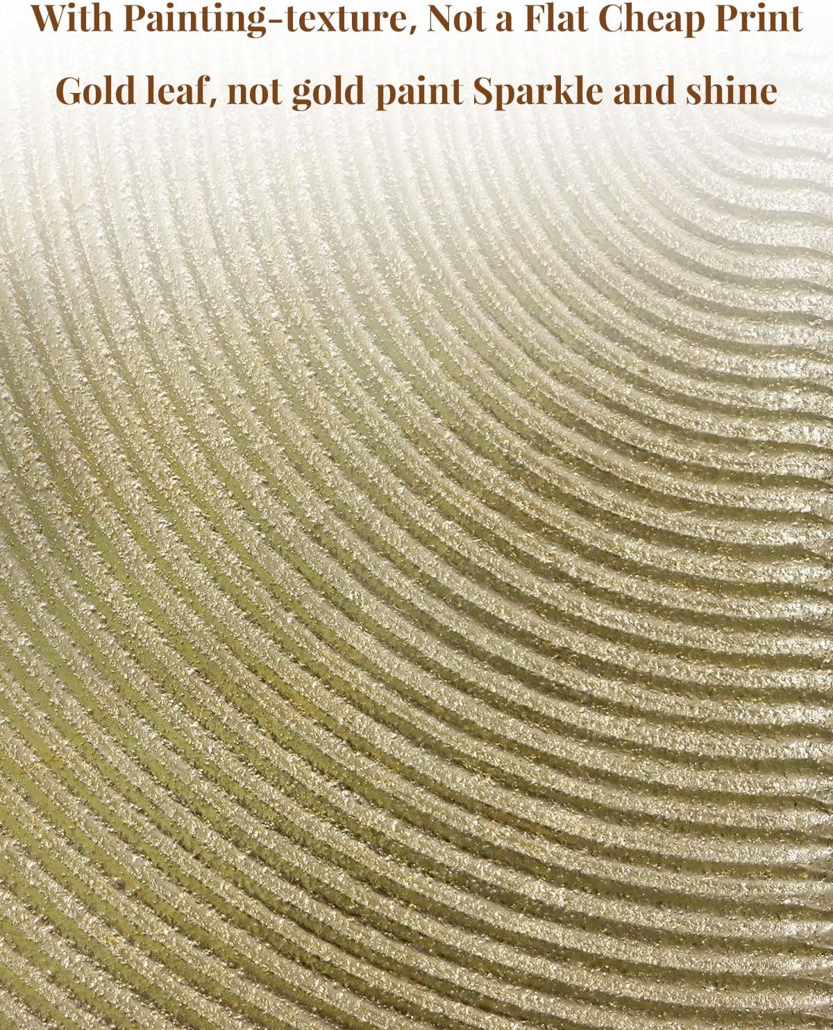 Black Gold Abstract Wall Art - Hand-Painted Geometric Line Spiral Duo Abstract Shapes Canvas Artwork Decor, Set of 2, 24 x 36 Inches, Framed Wall Art - Grand Goldman