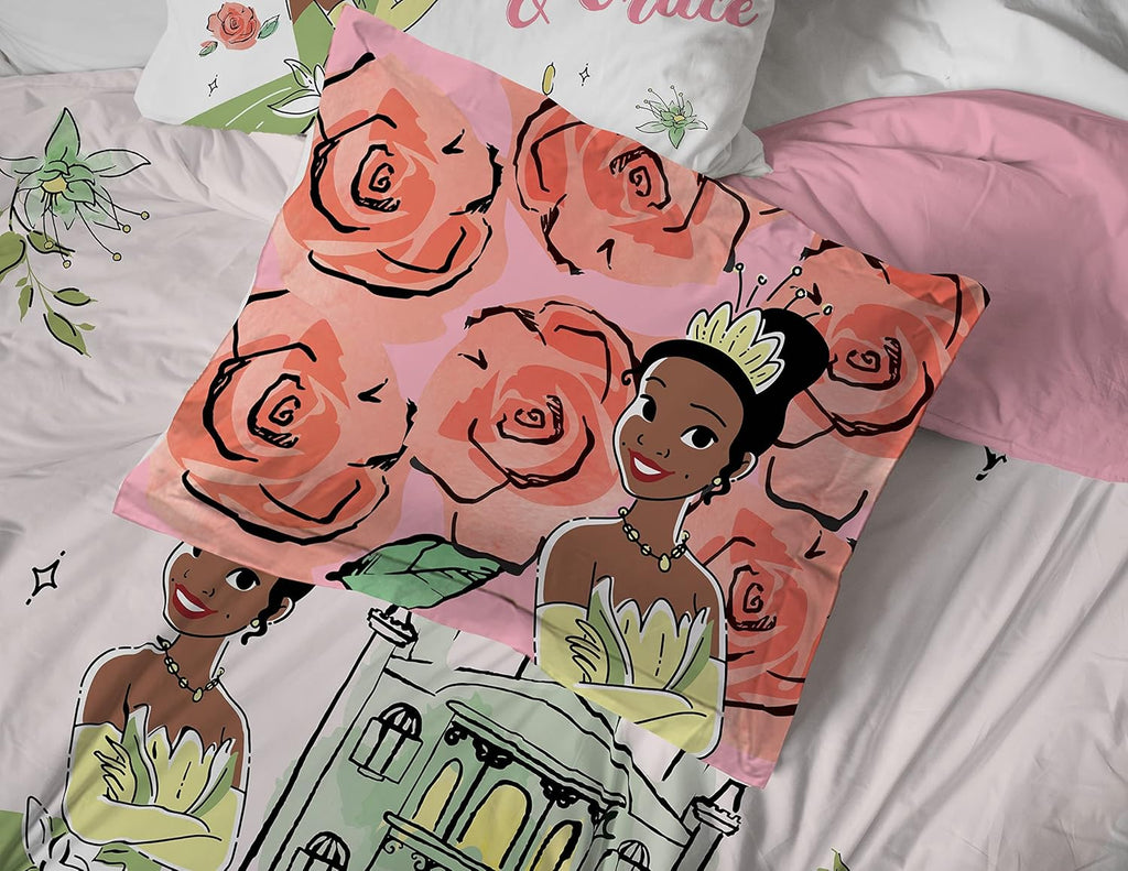 Bluey & Bingo Twin Comforter Set - 5 Piece Bed Set Includes Sheet Set & Pillow Covers - Super Soft Clouds & Stars Kids Bedding - Grand Goldman