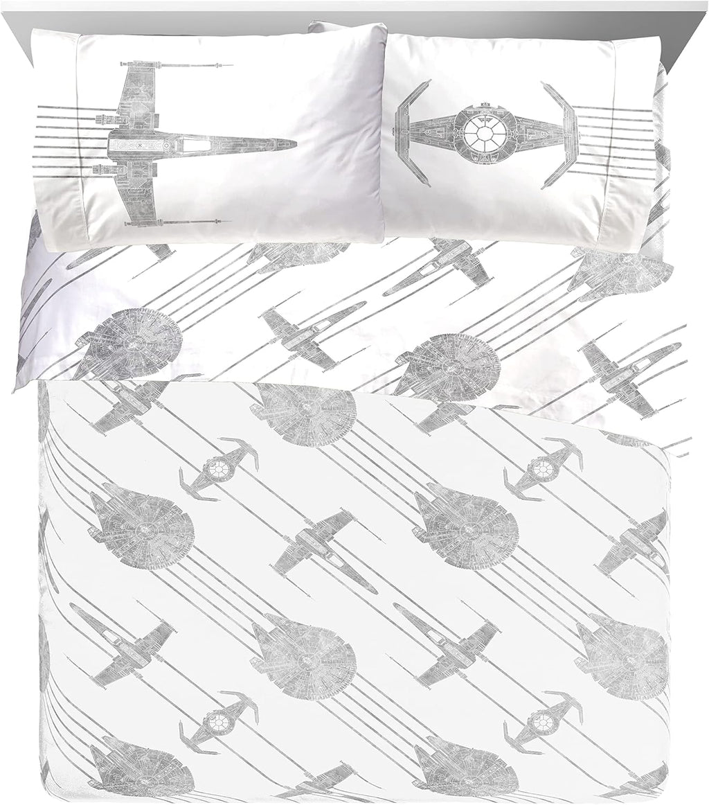 Bluey & Bingo Twin Comforter Set - 5 Piece Bed Set Includes Sheet Set & Pillow Covers - Super Soft Clouds & Stars Kids Bedding - Grand Goldman