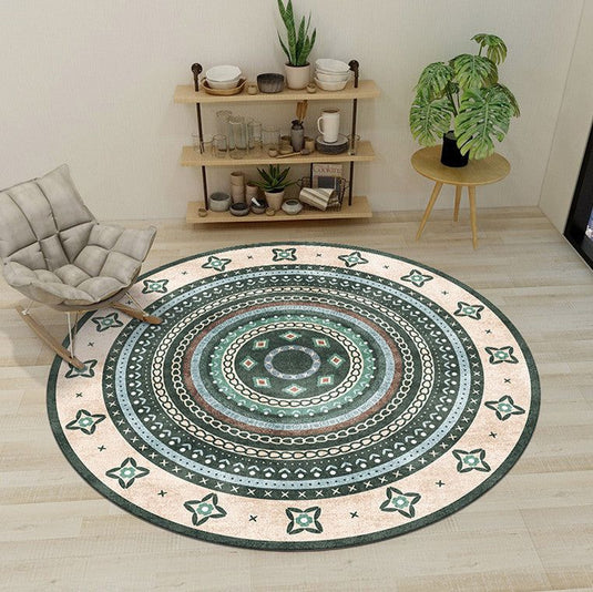 Bohemian Circular Carpet Ins Style Retro - Grand Goldman